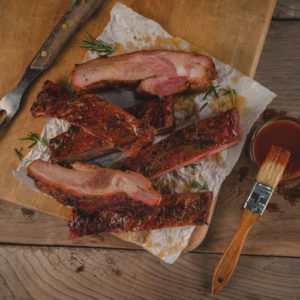 St. Louis-Style Pork Ribs on platter